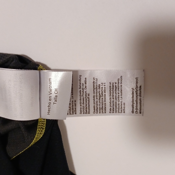 Columbia omni wick advance evaporation tee black grey(gray) and yellow - Picture 7 of 11